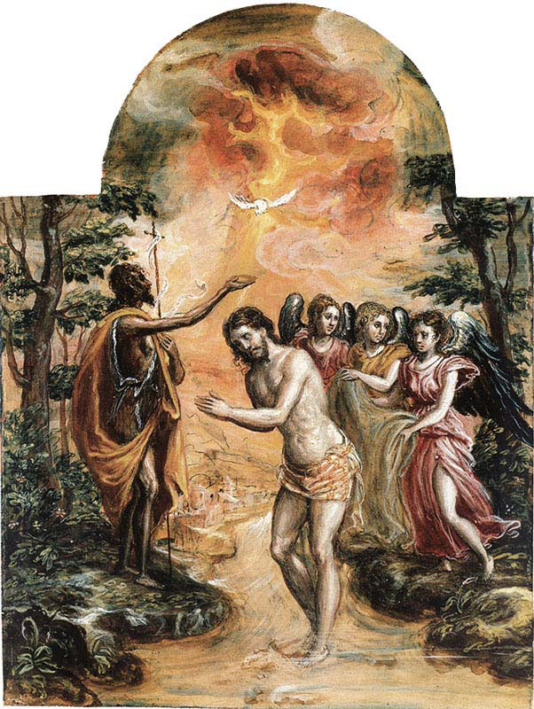 The Baptism of Christ The Modena Tryptich